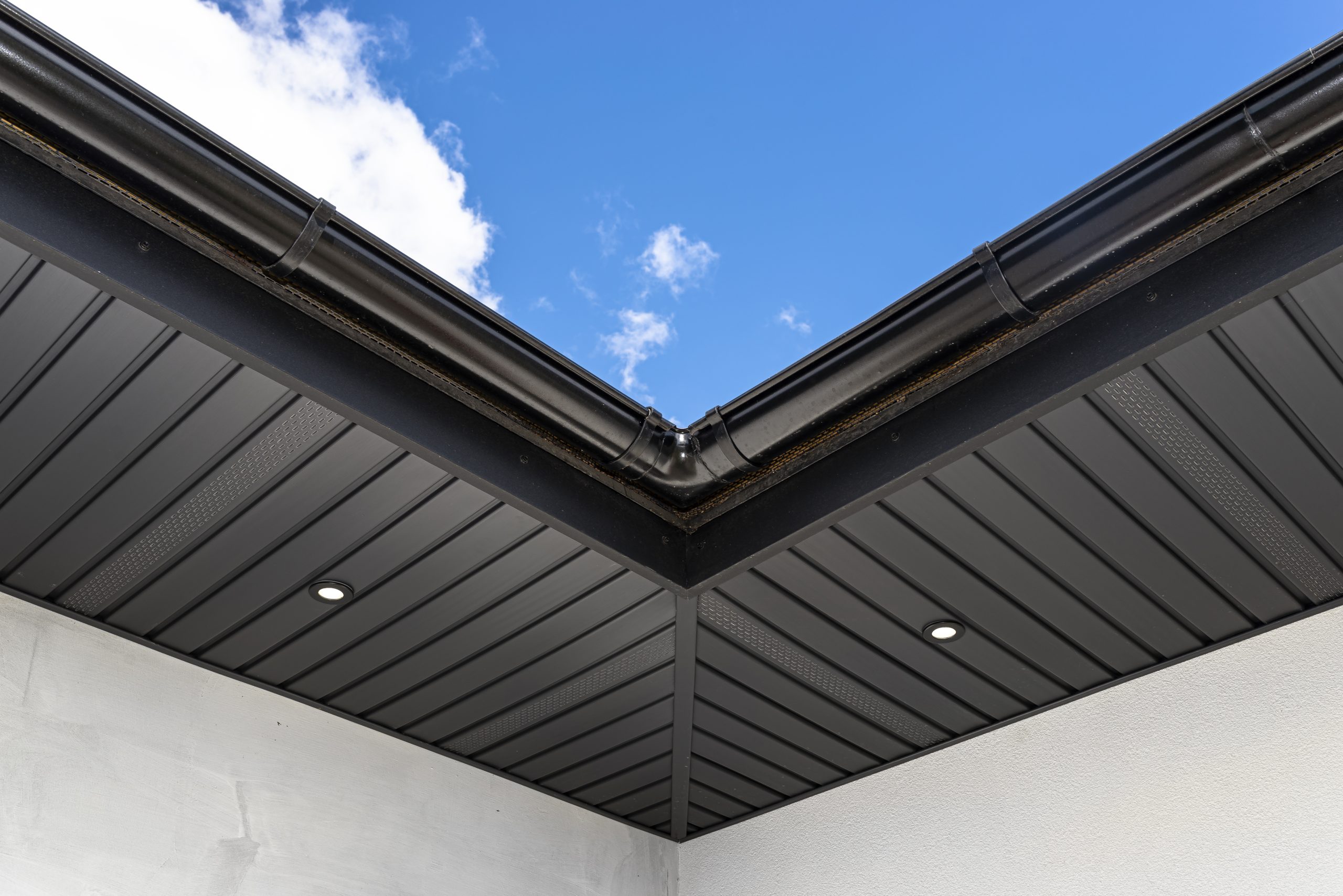New gutters installed on property